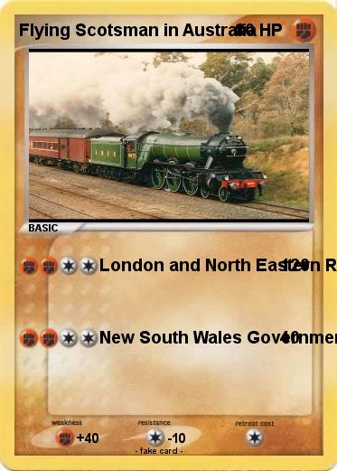 Pokemon Flying Scotsman in Australia