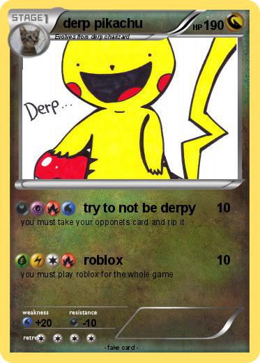 Pokemon derp pikachu