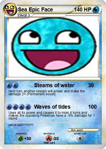 Pokemon Sea Epic Face