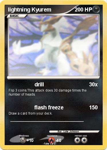 Pokemon lightning Kyurem