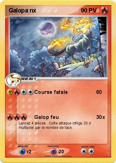Pokemon Galopa nx 