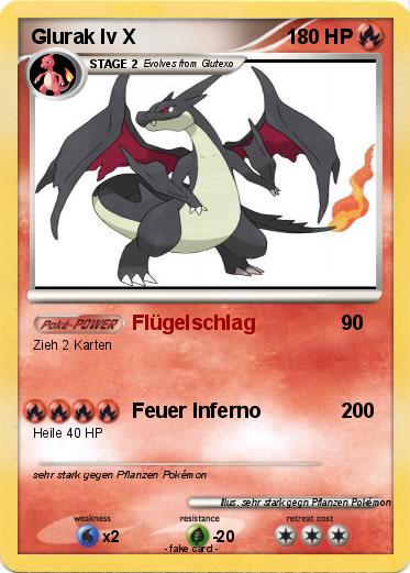 Pokemon Glurak lv X