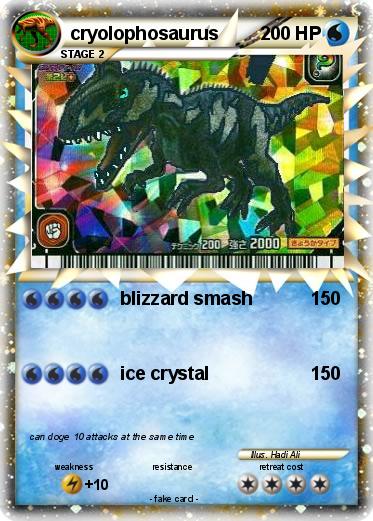 Pokemon cryolophosaurus