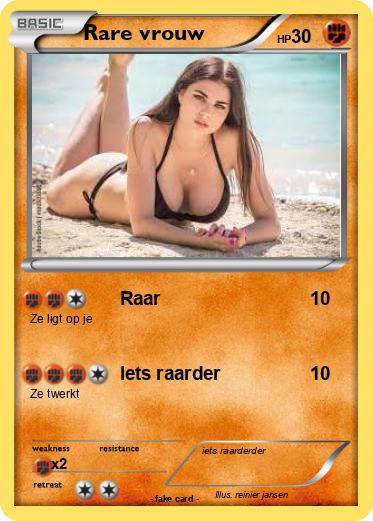 Pokemon Rare vrouw