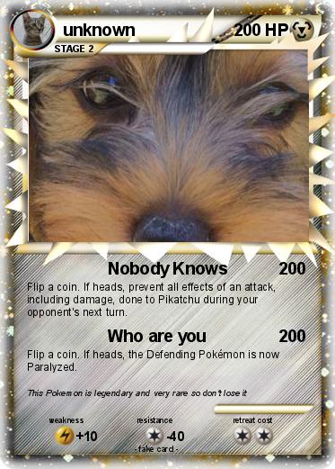 Pokemon unknown