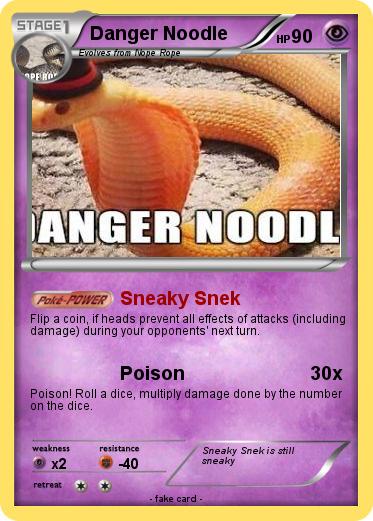 Pokemon Danger Noodle