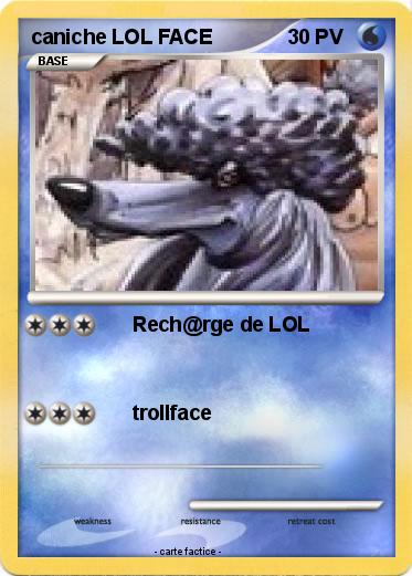 Pokemon caniche LOL FACE