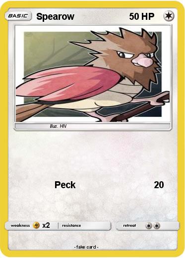 Pokemon Spearow