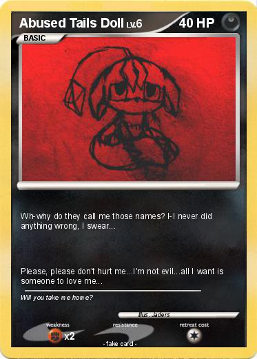 Pokemon Abused Tails Doll