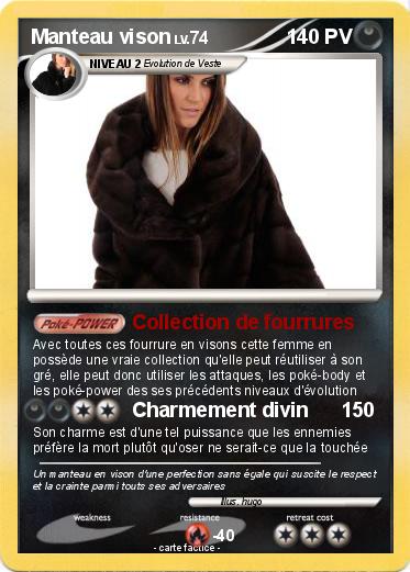 Pokemon Manteau vison