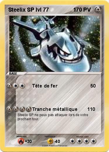 Pokemon Steelix SP lvl 77                1 