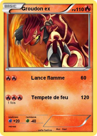 Pokemon Groudon ex