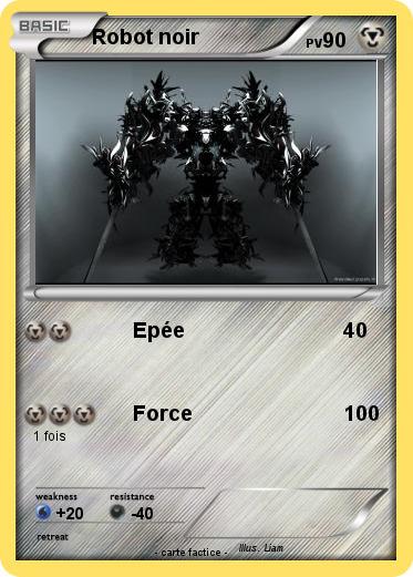 Pokemon Robot noir