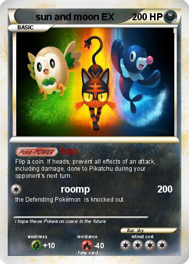 Pokemon sun and moon EX