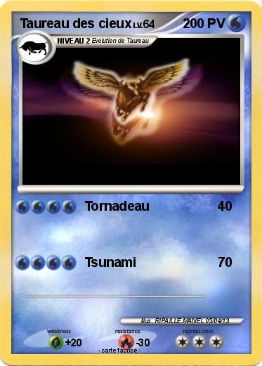 Pokemon Taureau des cieux