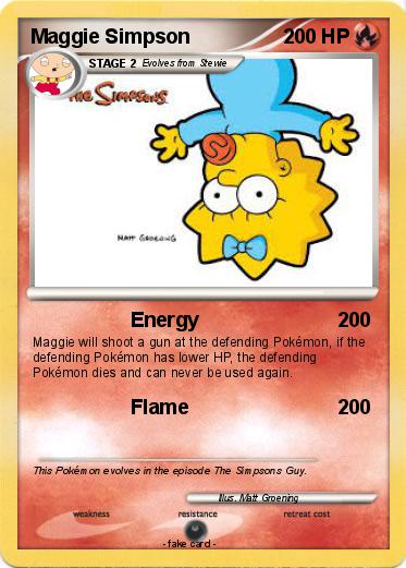 Pokemon Maggie Simpson