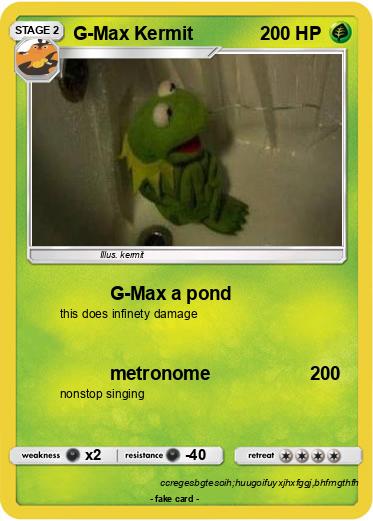 Pokemon G-Max Kermit