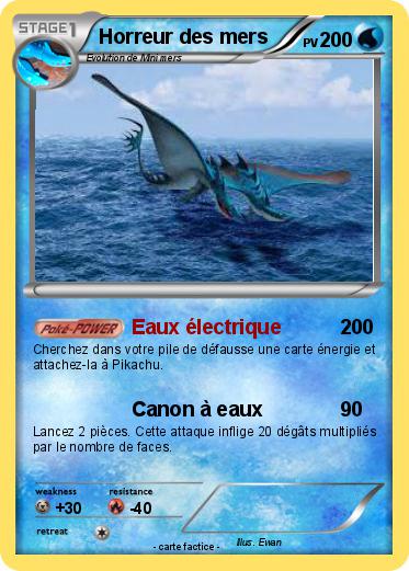 Pokemon Horreur des mers