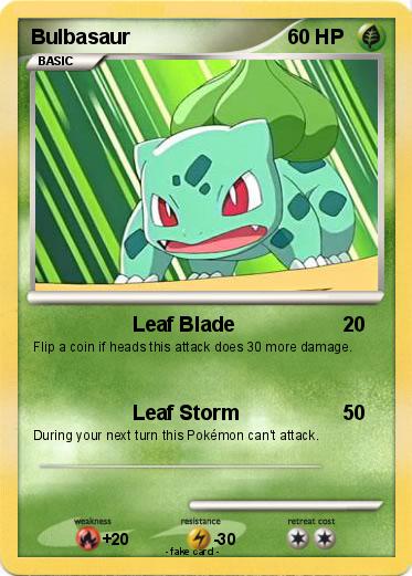 Pokemon Bulbasaur