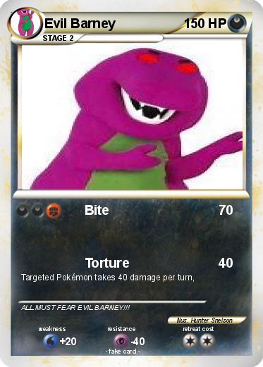 Pokemon Evil Barney