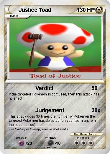 Pokemon Justice Toad