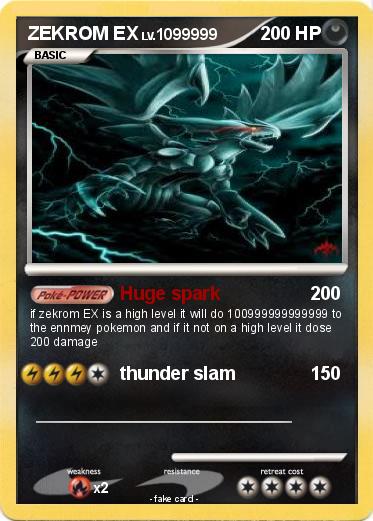 Pokemon ZEKROM EX