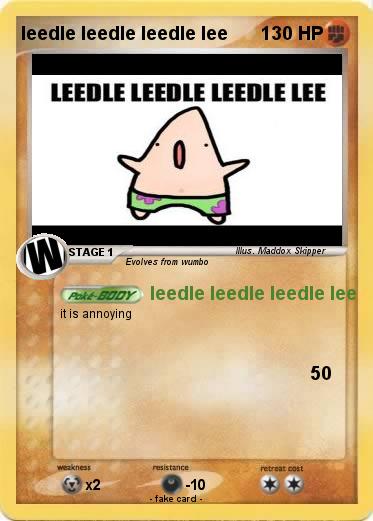 Pokemon leedle leedle leedle lee