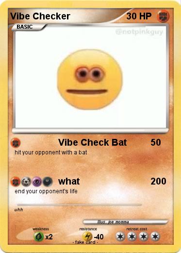 Pokemon Vibe Checker