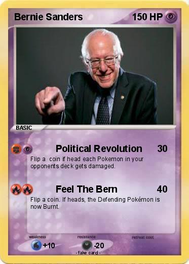 Pokemon Bernie Sanders