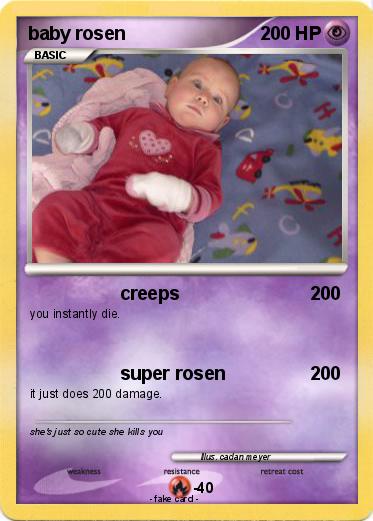 Pokemon baby rosen