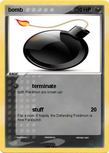 Pokemon bomb