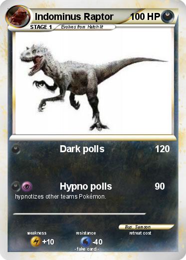 Pokemon Indominus Raptor
