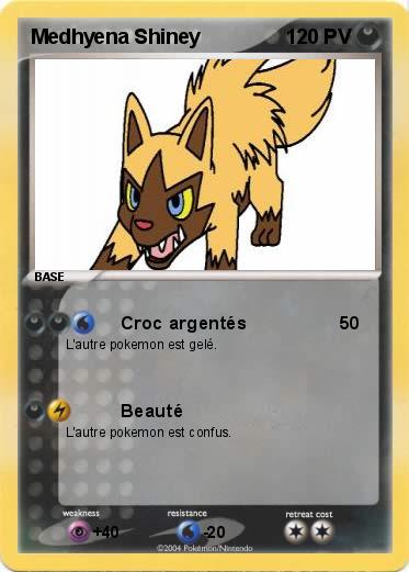Pokemon Medhyena Shiney