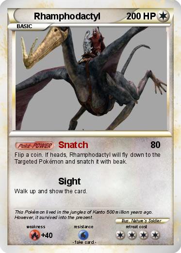Pokemon Rhamphodactyl