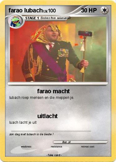 Pokemon farao lubach