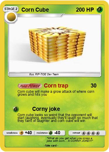 Pokemon Corn Cube