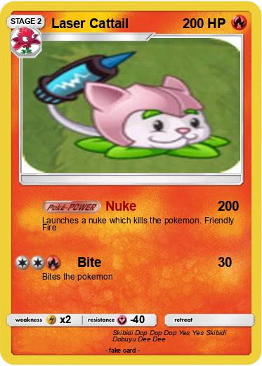 Pokemon Laser Cattail