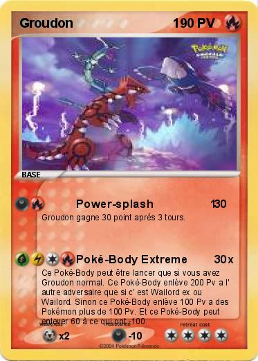Pokemon Groudon                            1