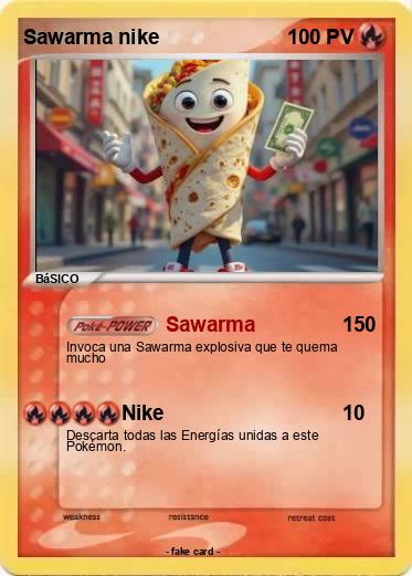 Pokemon Sawarma nike