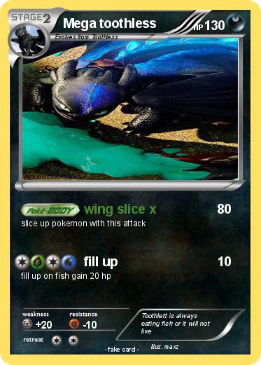 Pokemon Mega toothless
