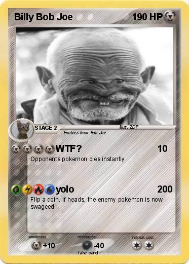 Pokemon Billy Bob Joe