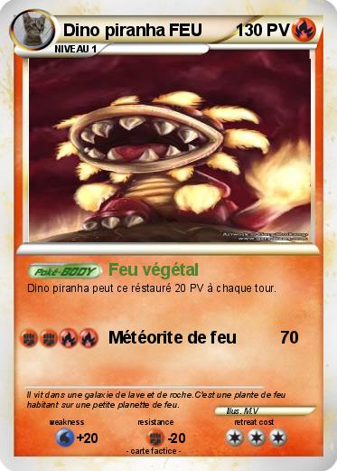 Pokemon Dino piranha FEU
