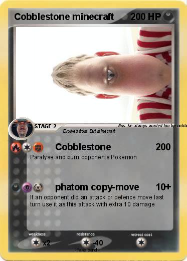 Pokemon Cobblestone minecraft