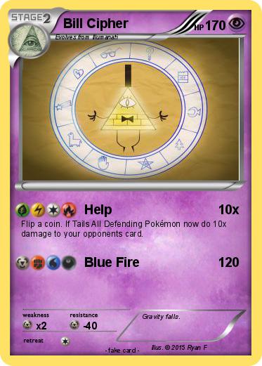 Pokemon Bill Cipher