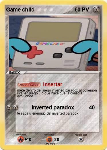 Pokemon Game child