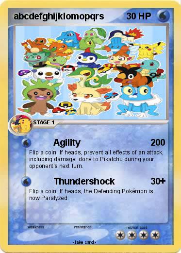 Pokemon abcdefghijklomopqrs