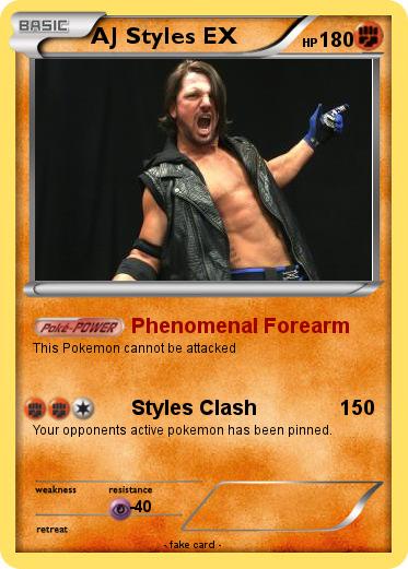 Pokemon AJ Styles EX
