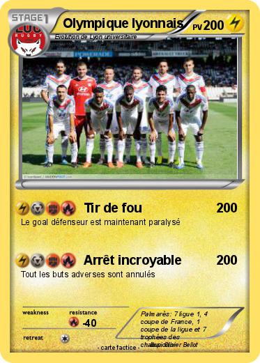 Pokemon Olympique lyonnais