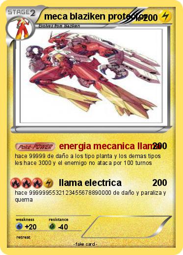Pokemon meca blaziken protector