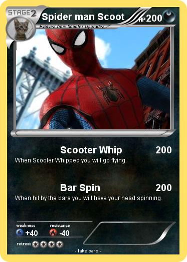 Pokemon Spider man Scoot